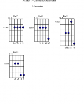 Minor7 chord ex 3inv